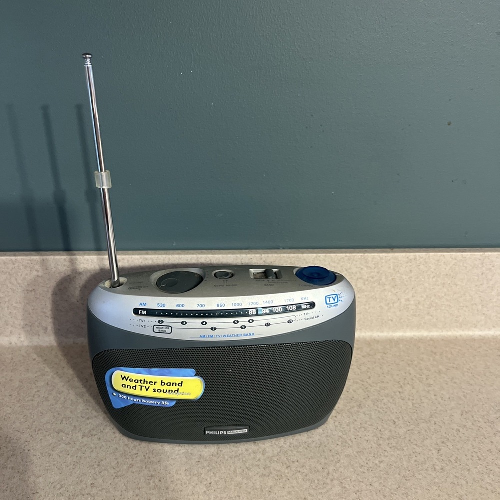 Philips Magnavox AE2155 Portable Radio Weather Band Antenna AM/FM/TV/Weather